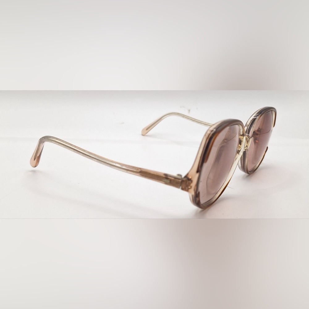 Vintage Sherry Muffin Translucent Oval Sunglasses Frames Only